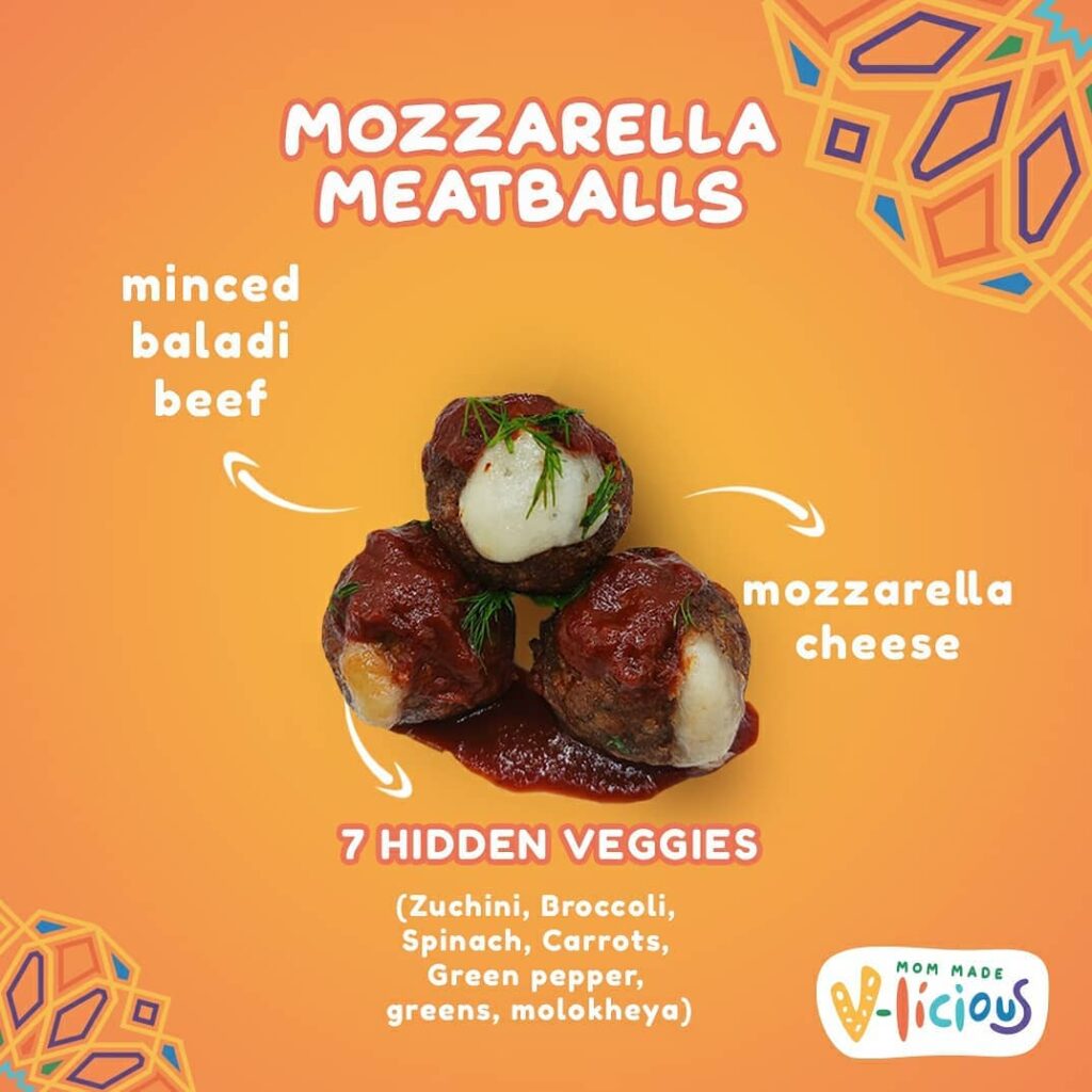 Cheesy Meat Balls - V-licious Food | Healthy & Delicious Meals for Kids