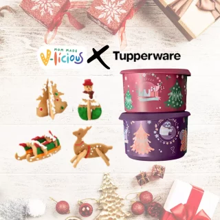 3D Veggie Biscuits + Tupperware